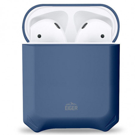 Eiger - AirPods 1 / AirPods 2 Coque NORTH Bleu foncé (Navy Blue)