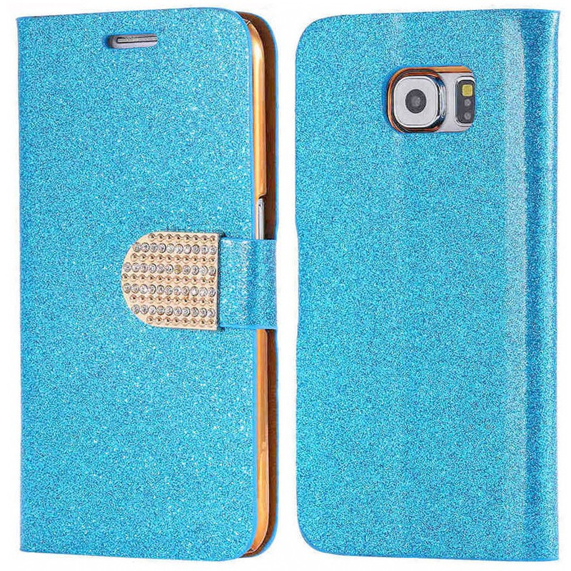 Etui folio Strass Diamant Samsung Galaxy S6