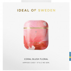 iDeal of Sweden - AirPods 1 / AirPods 2 Coque Coral Blush Marble
