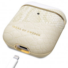 iDeal of Sweden - AirPods 1 / AirPods 2 Coque Cream Gold Snake