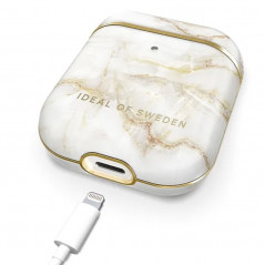 iDeal of Sweden - AirPods 1 / AirPods 2 Coque Golden Pearl Marble