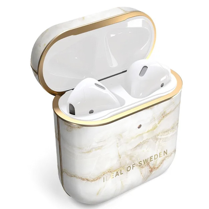 iDeal of Sweden - AirPods 1 / AirPods 2 Coque Golden Pearl Marble