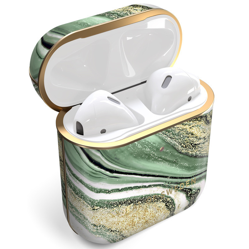 iDeal of Sweden - AirPods 1 / AirPods 2 Coque Cosmic Green Swirl