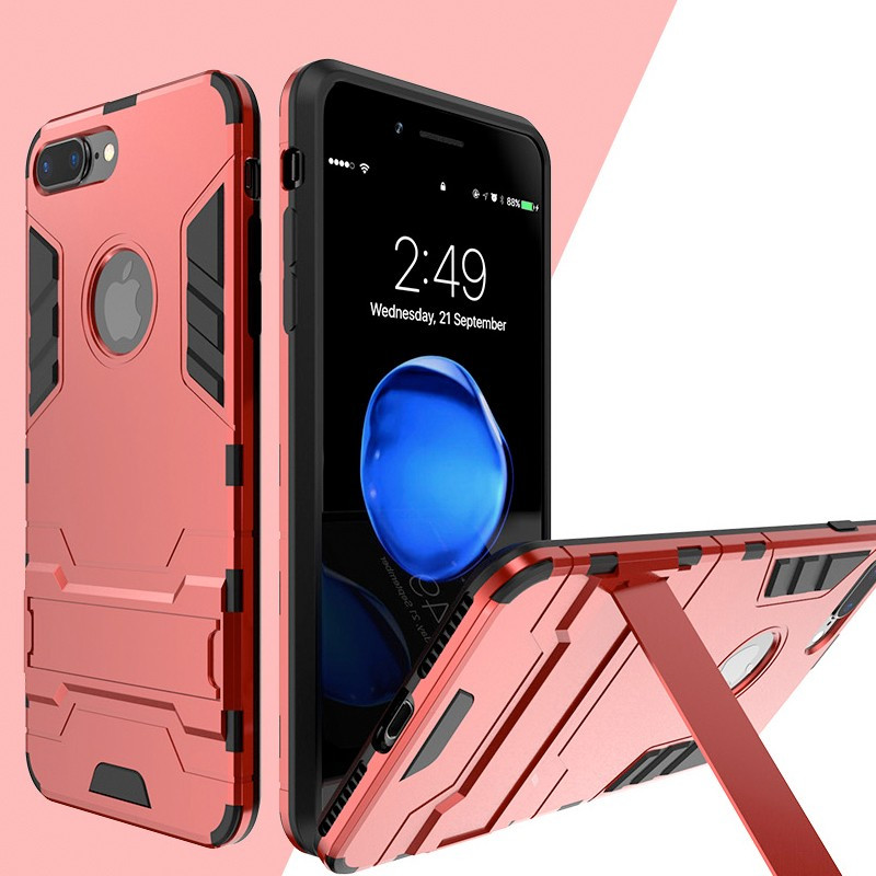 Coque Dual Layer Hybrid avec béquille Apple iPhone 7/8 Plus Coque Dual Layer Hybrid avec béquille Apple iPhone 7/8 Plus