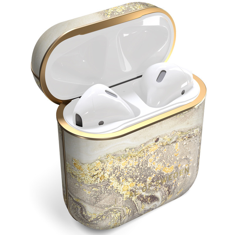 iDeal of Sweden - AirPods 1 / AirPods 2 Coque Sparkle Greige Marble