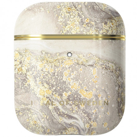 iDeal of Sweden - AirPods 1 / AirPods 2 Coque Sparkle Greige Marble