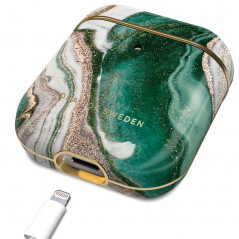 iDeal of Sweden - AirPods 1 / AirPods 2 Coque Golden Jade Marble