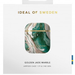 iDeal of Sweden - AirPods 1 / AirPods 2 Coque Golden Jade Marble