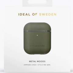 iDeal of Sweden - AirPods 1 / AirPods 2 Coque Metal Woods