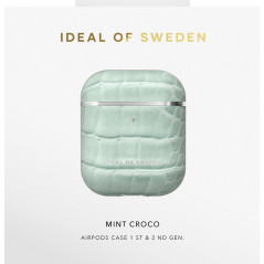 iDeal of Sweden - AirPods 1 / AirPods 2 Coque Mint Croco