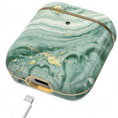 iDeal of Sweden - AirPods 1 / AirPods 2 Coque Mint Swirl Marble