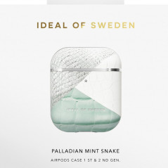 iDeal of Sweden - AirPods 1 / AirPods 2 Coque Palladian Mint Snake