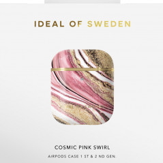 iDeal of Sweden - AirPods 1 / AirPods 2 Coque Cosmic Pink Swirl