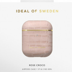 iDeal of Sweden - AirPods 1 / AirPods 2 Coque Rose Croco