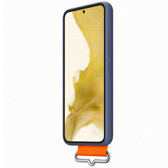 Samsung - Galaxy S22 5G Coque Silicone Strap EF-GS901T Bleu