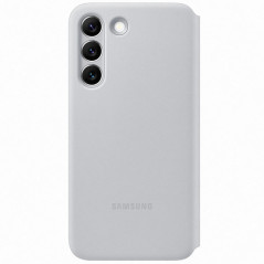 Samsung - Galaxy S22 5G Etui folio Smart LED view EF-NS901P Gris (light gray)
