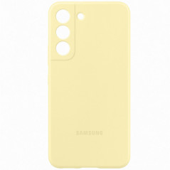 Samsung - Galaxy S22 5G Coque EF-PS901T Silicone doux Jaune