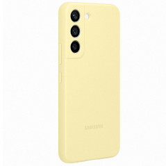 Samsung - Galaxy S22 5G Coque EF-PS901T Silicone doux Jaune