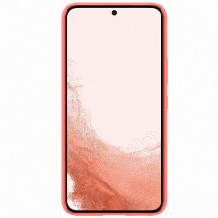 Samsung - Galaxy S22 5G Coque EF-PS901T Silicone doux Orange (Corail)