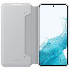 Samsung - Galaxy S22 Plus 5G Etui folio Smart LED view EF-NS906P Gris (light gray)