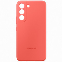 Samsung - Galaxy S22 Plus 5G Coque EF-PS906T Silicone doux Orange (Corail)