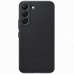 Samsung - Galaxy S22 Plus 5G Coque cuir EF-VS906L Leather Noir