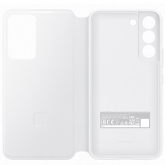 Samsung - Galaxy S22 5G Etui folio Smart Clear view EF-ZS901C Blanc
