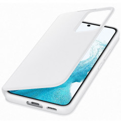 Samsung - Galaxy S22 5G Etui folio Smart Clear view EF-ZS901C Blanc