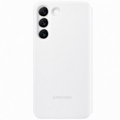Samsung - Galaxy S22 Plus 5G Etui folio Smart Clear view EF-ZS906C Blanc