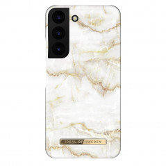 iDeal of Sweden - Galaxy S22 5G Coque Golden Pearl Marble