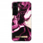 iDeal of Sweden - Galaxy S22 5G Coque Golden Ruby Marble