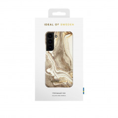 iDeal of Sweden - Galaxy S22 5G Coque Golden Sand Marble