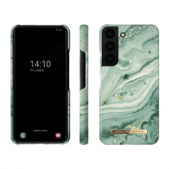 iDeal of Sweden - Galaxy S22 5G Coque Mint Swirl Marble
