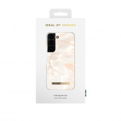 iDeal of Sweden - Galaxy S22 5G Coque Rose Pearl Marble