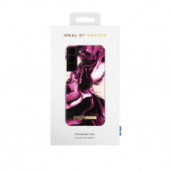 iDeal of Sweden - Galaxy S22 Plus 5G Coque Golden Ruby Marble