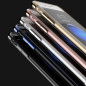 Coque silicone gel contour métallisé Apple iPhone 7 Plus