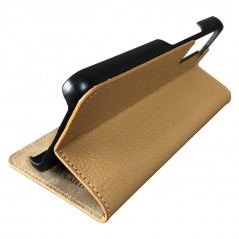 Mike Galeli - Galaxy S22 5G Etui cuir MARC Beige