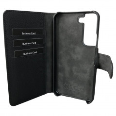 Mike Galeli - Galaxy S22 5G Etui cuir 2in1 JOSS Noir