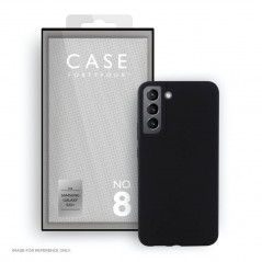 Case FortyFour - Galaxy S22 Plus 5G Coque silicone liquide No.8 Noir
