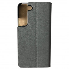 Mike Galeli - Galaxy S22 Plus 5G Etui cuir MARC Gris (Dark Grey)