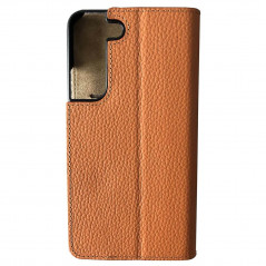 Mike Galeli - Galaxy S22 Plus 5G Etui cuir MARC Marron (Cognac)