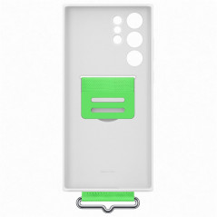 Samsung - Galaxy S22 Ultra 5G Coque Silicone Strap EF-GS908T Blanc