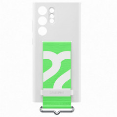 Samsung - Galaxy S22 Ultra 5G Coque Silicone Strap EF-GS908T Blanc