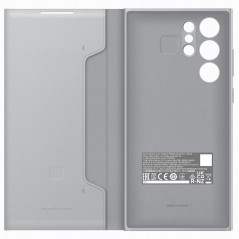 Samsung - Galaxy S22 Ultra 5G Etui folio Smart LED view EF-NS908P Gris (light Gray)