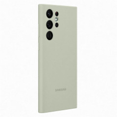 Samsung - Galaxy S22 Ultra 5G Coque EF-PS908T Silicone doux Vert Olive (Olive Green)