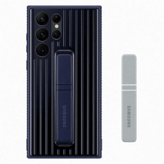 Samsung - Galaxy S22 Ultra 5G Coque rigide Standing Cover EF-RS908C Bleu