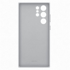 Samsung - Galaxy S22 Ultra 5G Coque cuir EF-VS908L Leather Gris (light gray)