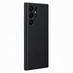 Samsung - Galaxy S22 Ultra 5G Coque cuir EF-VS908L Leather Noir