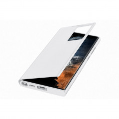 Samsung - Galaxy S22 Ultra 5G Etui folio Smart Clear view EF-ZS908C Blanc