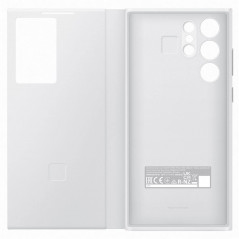 Samsung - Galaxy S22 Ultra 5G Etui folio Smart Clear view EF-ZS908C Blanc